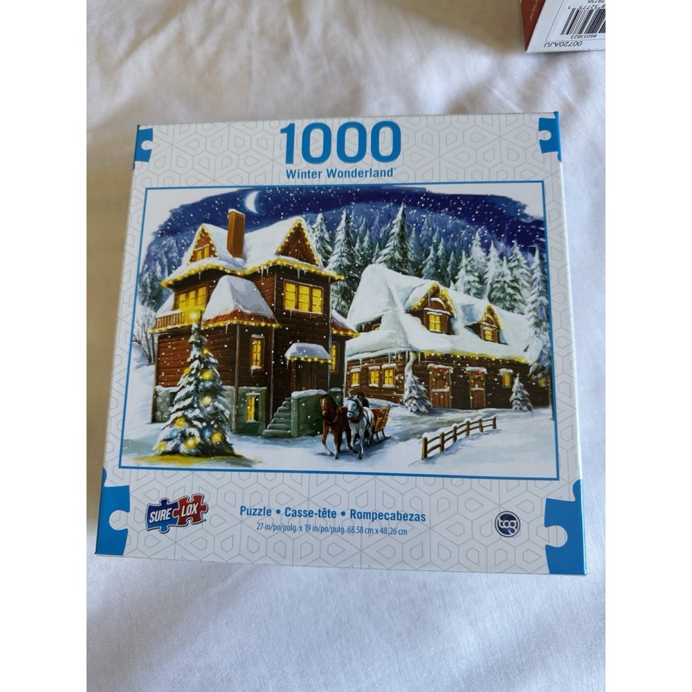 Puzzle 1000 Pieces Winter Wonderland    27 X 19